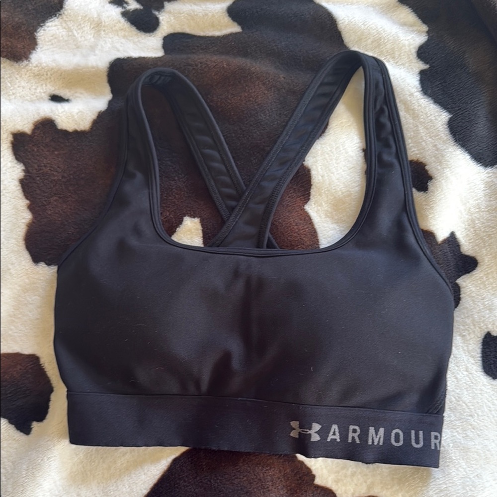 Under Armour Black Racerback Sports Bra